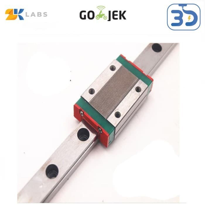 Reprap 3D Printer 480 mm Linear Rail dengan MGN12H Carriage