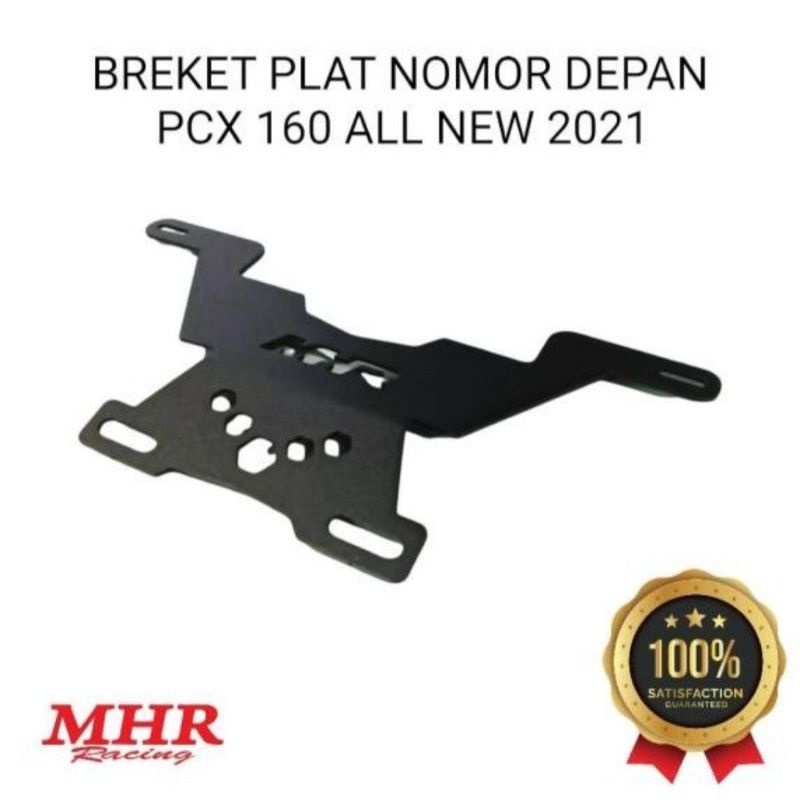 Breket/Bracket Plat Nomor Pcx-160 Full Besi Tebal Anti Getar Original MHR Best Quality