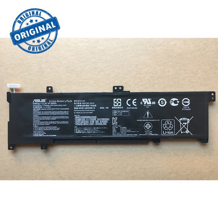 Baterai ORIGINAL Asus VivoBook A501 A501L A501LX A501LB5200 B31N1429