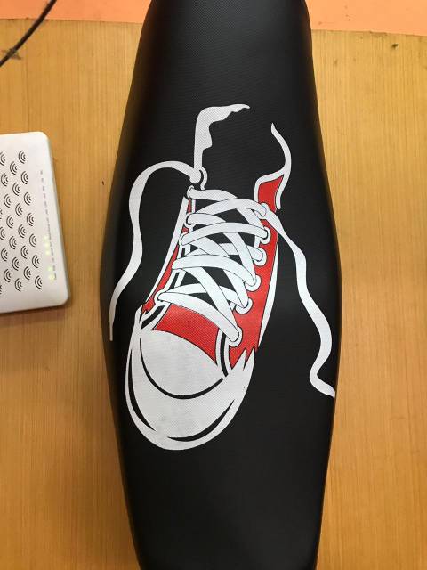 PROMO MR sablon gambar besar berkualitas tinggi MR Kulit jok motor karakter Gambar Besar MR