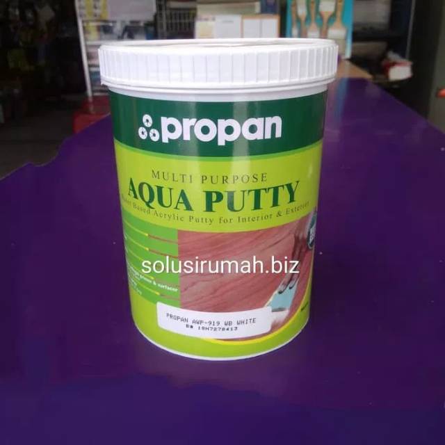 DEMPUL MULTI AQUA PUTTY 1KG WOODFILLER WARNA PUTIH BISA KAYU TEMBOK ME