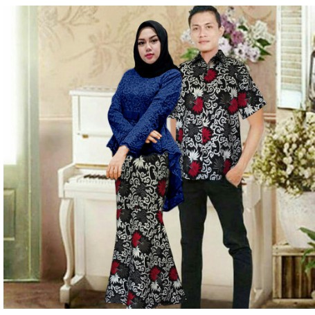 COUPLE MARIAM / set batik kebaya sarimbit kapel baju kondangan