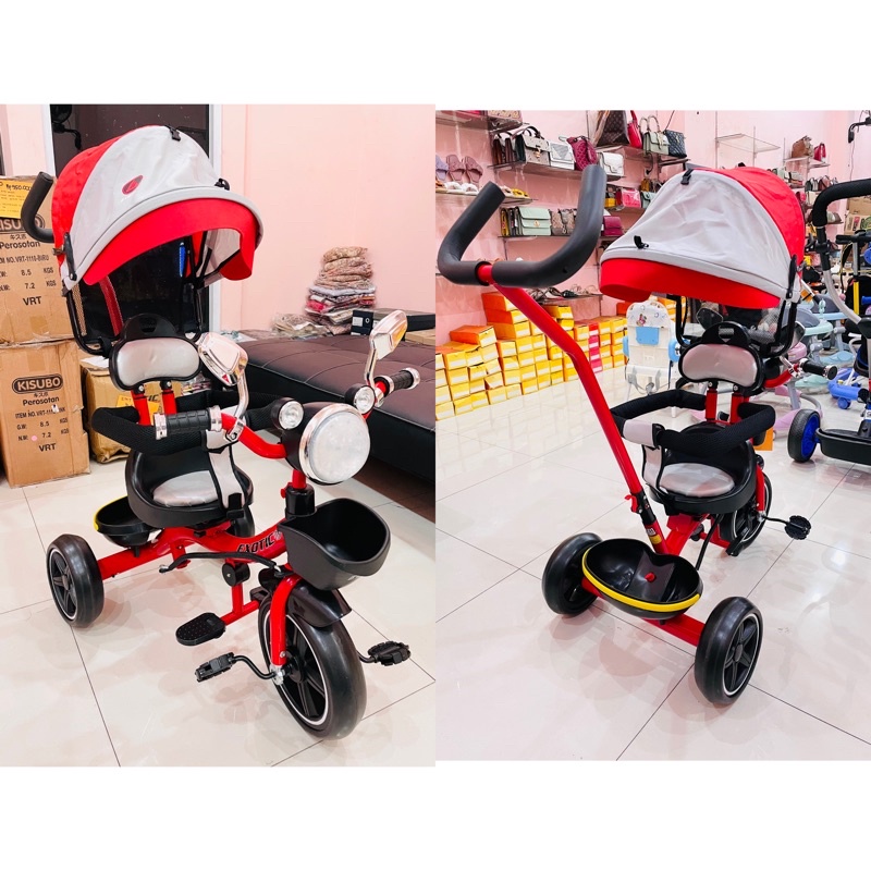 Sepeda Anak Roda Tiga DIJAMIN ORIGINAL  EXOTIC ET 1267 / ET1267/ ET1268 / ET2251 / AT7705 / AT7711 / AT 7713 / GYRO 101C / ET 1265 ET 1269