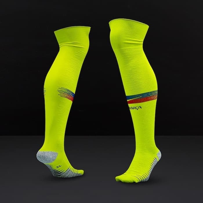 TERMUURAAH, KAOS KAKI BOLA BARCELONA BARCA AWAY OFFICIAL 2018-2019 GRADE ORI .