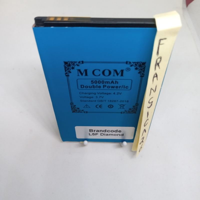 Baterai Brandcode L5F Diamond Batre Double Power 5000mAh