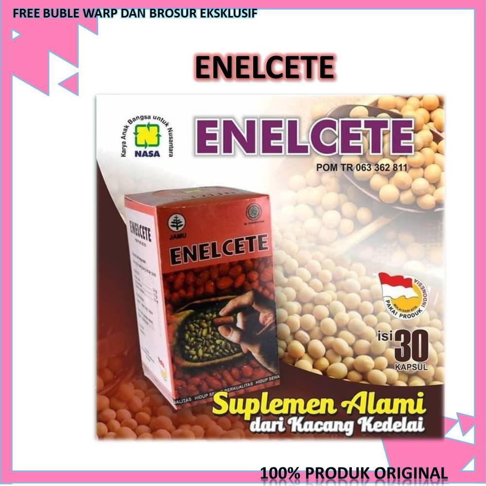 

ENELCETE SUPLEMEN ALAMI DARI SARI KEDELAI MEMBANTU MENGURANGI LEMAK DARAH