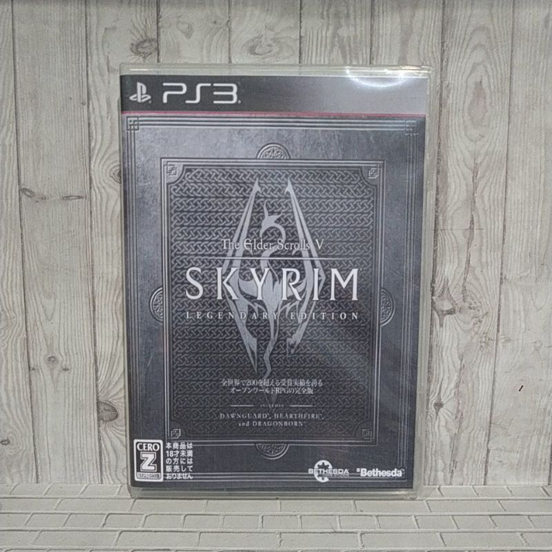BD CD KASET ORIGINAL PS3 The Elder Scroll V Skyrim Legendary Edition JPN Bahasa Jepang