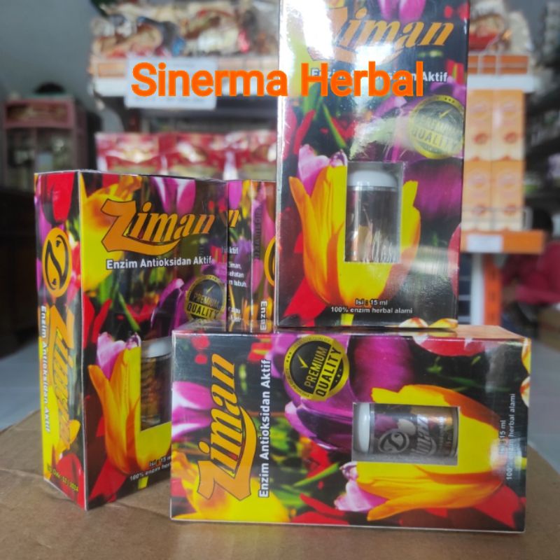 Ziman Enzim anti oksidan aktif - Jamu herbal tetes