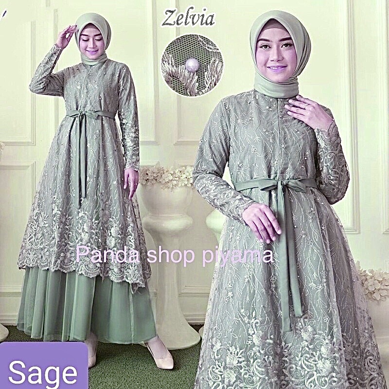 GAMIS SILVIA SIZE M/L/XL/XXL/XXXL/GAMIS FREE MASKER/FREE OBI/GAMIS BUSUI/GAMIS REMAJA/GAMIS SERAGAM/GAMIS KONDANGAN/DRESS KONDANGAN/BAJU GAMIS/GAMIS BRUKAT TILE MUTIARA