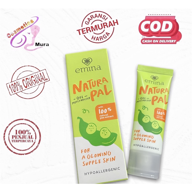 new ! BARU! Emina Natura Pal Gel Moisturizer 20ml - pelembab wajah natural pal emina