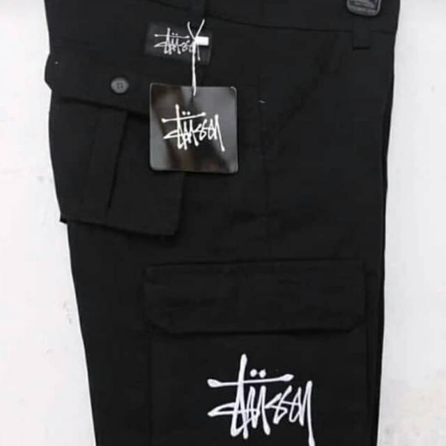 CELANA CARGO PENDEK STUSSY PANTS