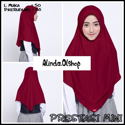 Kerudung zoya / sekolah / bergo / hijab instan / untuk SD hingga SMA - Prestasi