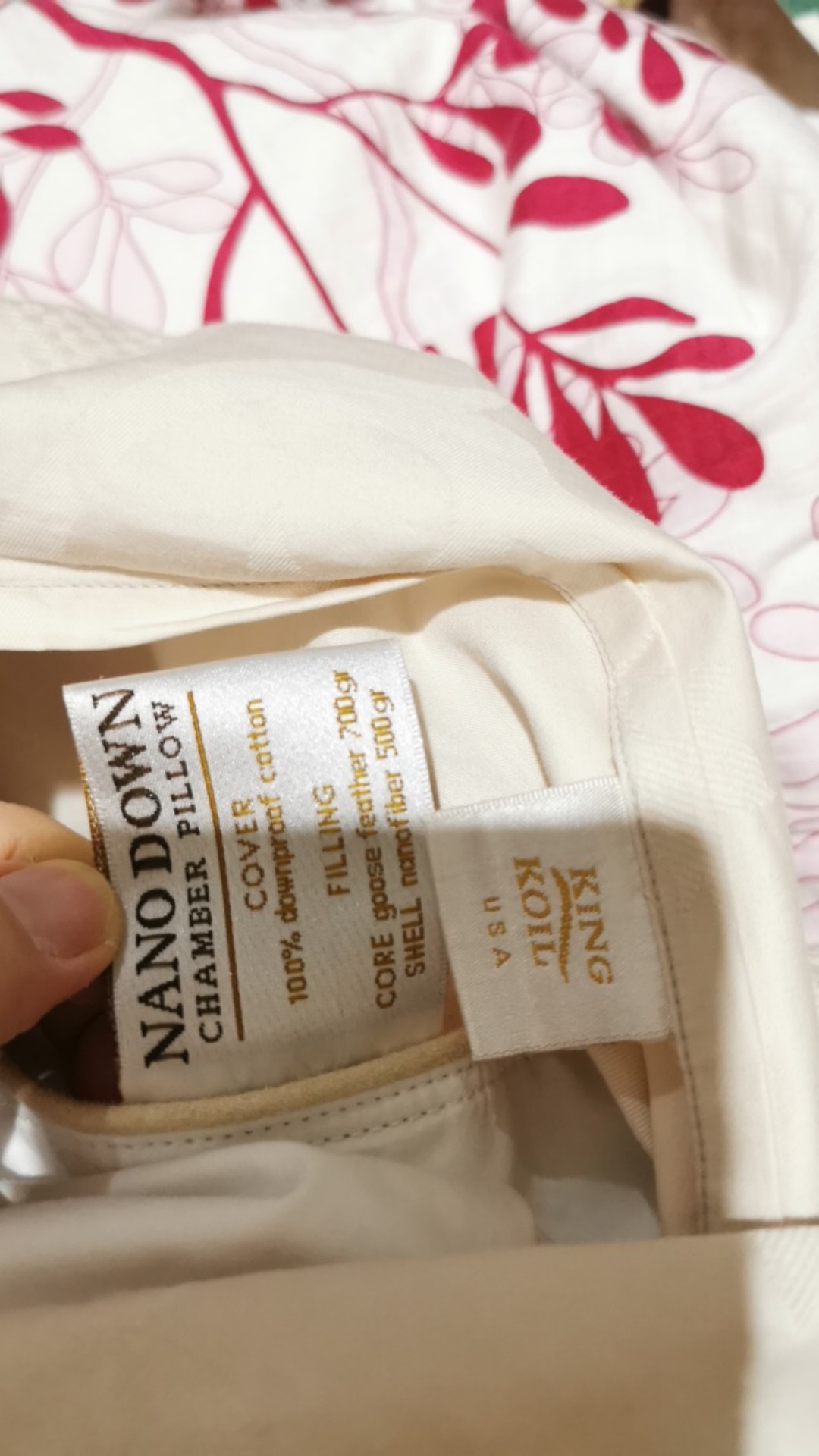 King Koil Nano Down Chamber Pillow |  Bantal Bulu Angsa