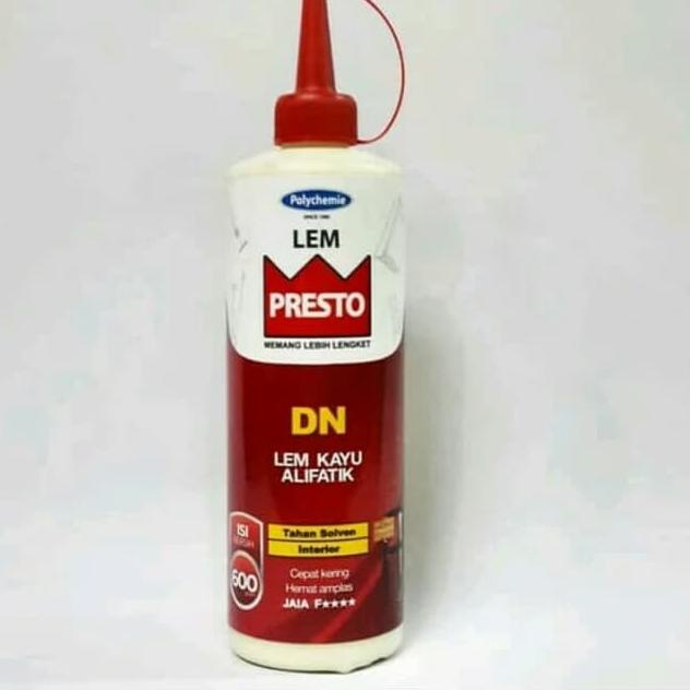 

ゾ Lem Kayu Presto DN 600 Gram Lem Kayu Alifatik Cepat Kering ㊜