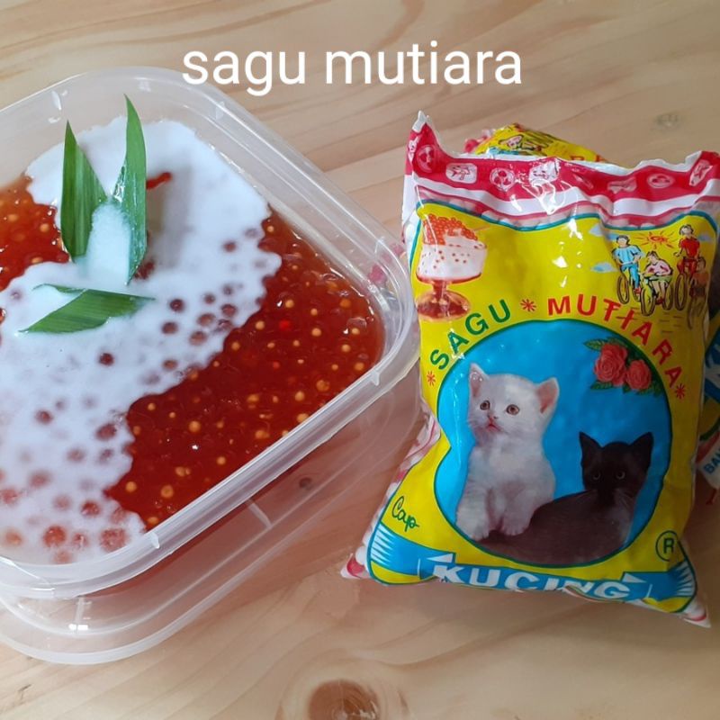 

SAGU MUTIARA CAP KUCING 100GR/pacar cina