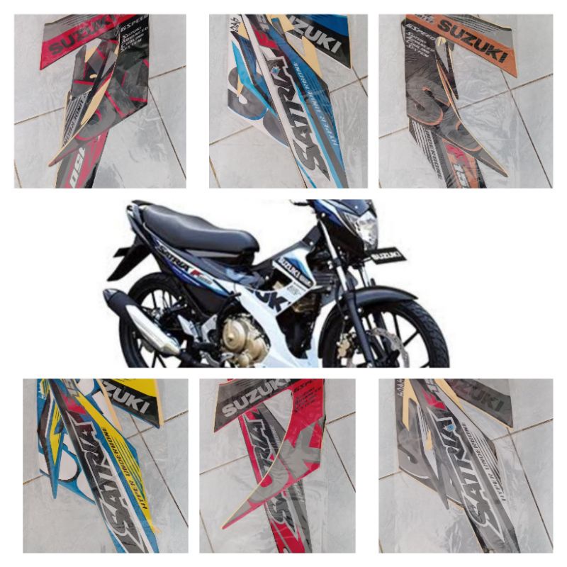 striping list satria Fu facelift spesial gp 2015 kualitas sama seperti original