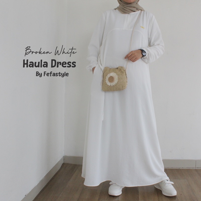 HAULA DRESS by Fefastyle - BAHAN CRINKLE AIRFLOW