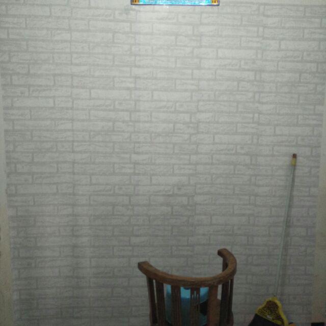 R015ls Wallpaper Sticker Ku - Bata 45cm X 9-10m Wallpaper Dinding