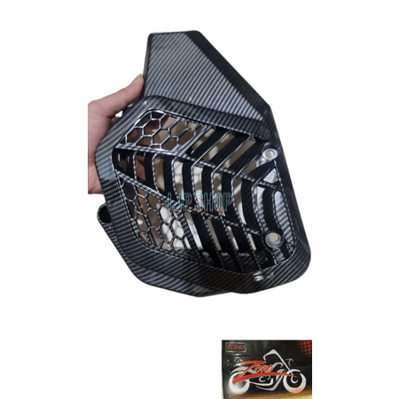 COVER TUTUP RADIATOR CARBON KARBON HONDA ADV 150