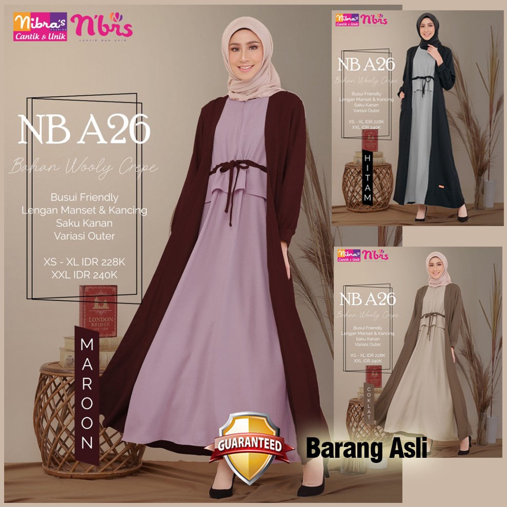 Gamis Nibras Terbaru premium NB A26