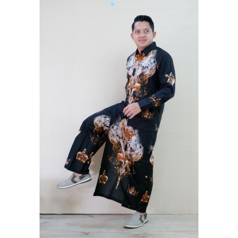 Setelan baju batik celana sarung