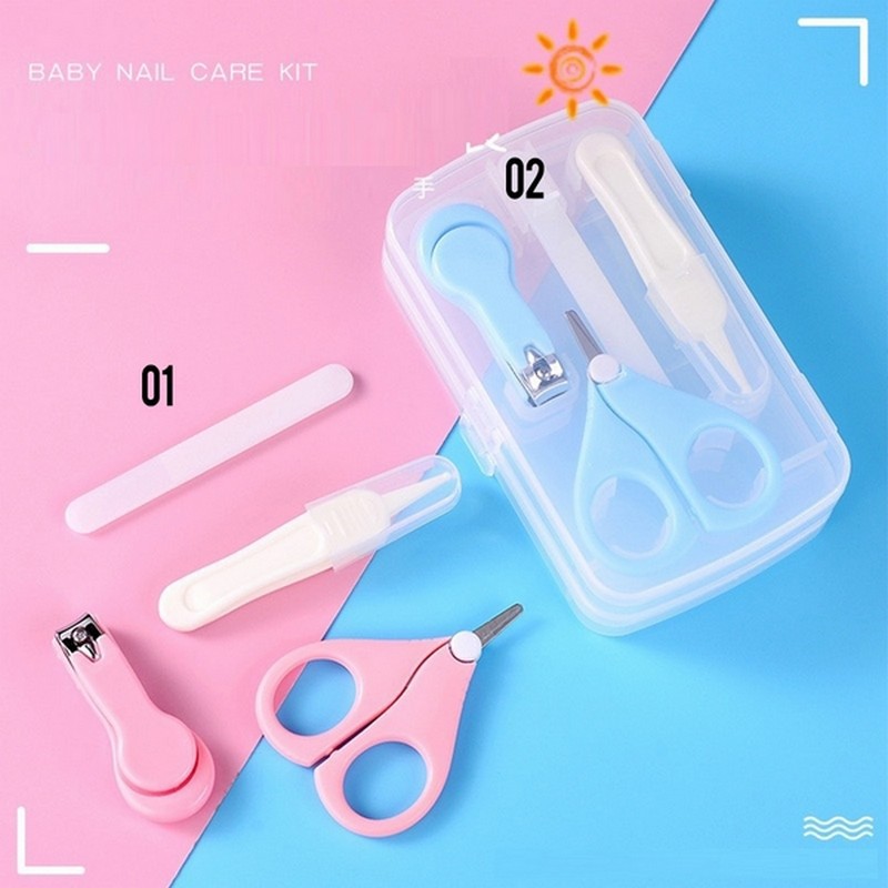 Set Gunting Kuku Bayi - Baby Nail Care Kit 4in1 M156