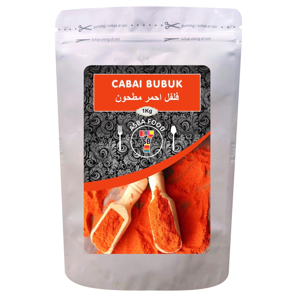 

ASBA CAYENNE POWDER CABE BUBUK PEDAS - SEDANG 1KG