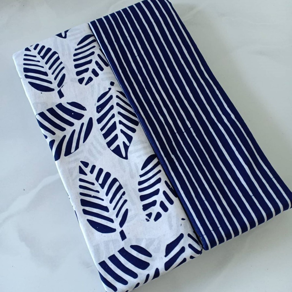 Kain batik solo cap garutan biru dongker