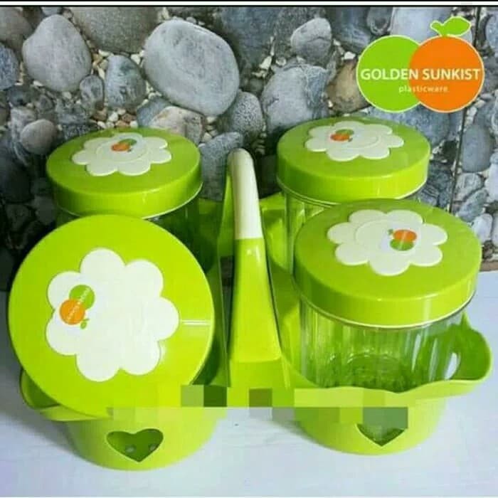 Toples Set Golden Sunkist /Rak Toples Plus 4 Toples