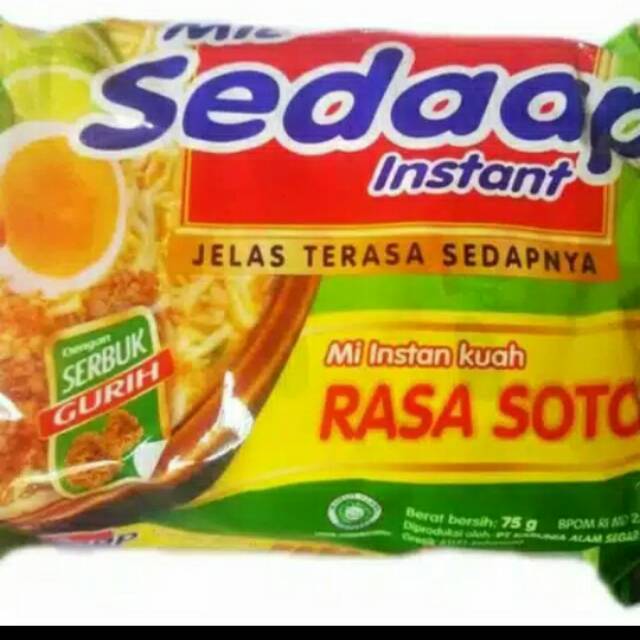 

Mie sedaap instant