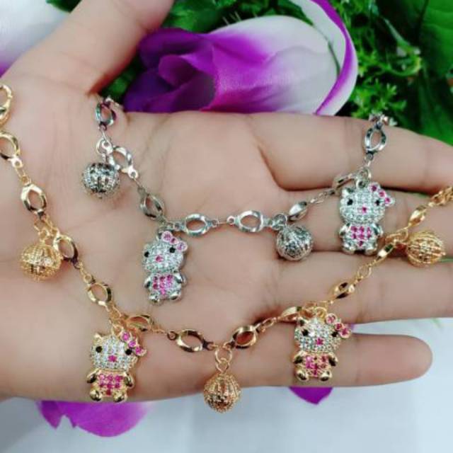 Gelang Hellokitty Lapis Emas