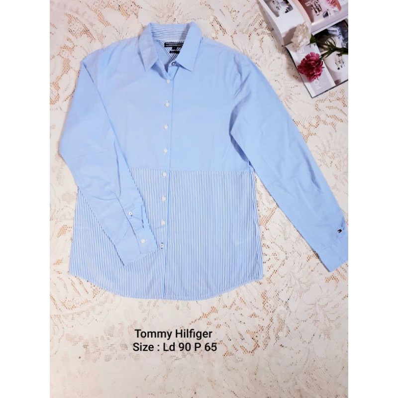 KEMEJA WANITA PRELOVED MERK TOMMY HILFIGER