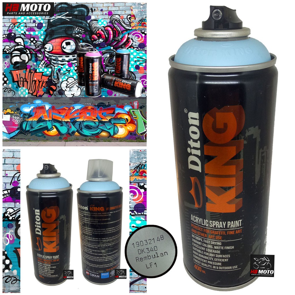 

DK 340 Rembulan Cat Diton King DK 340 Rembulan / Cat semprot/ Pilok Graffiti Uk 400 ML