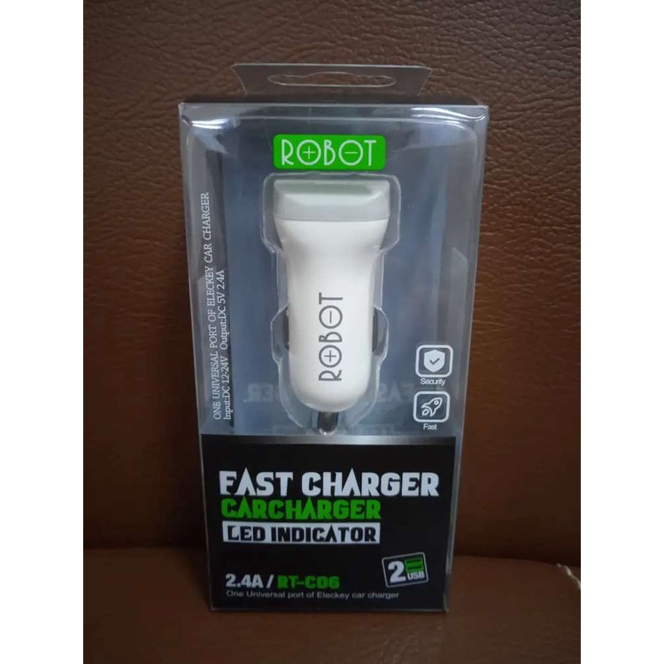 Saver Mobil / Car Mobil CHARGER ROBOT RT-C06 WHITE