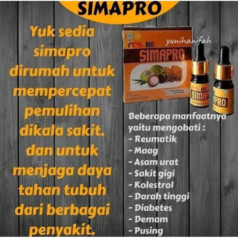 PENGGEMUK BADAN  BIO SIMAPRO MSI ORIGINAL