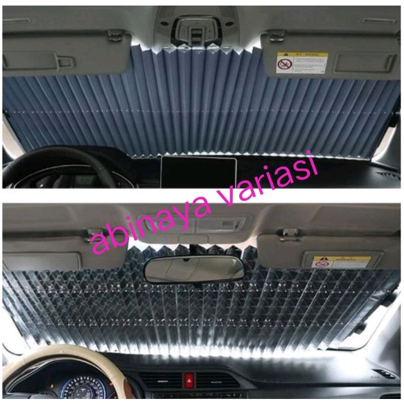 Hordeng Tiray Kaca Depan Mobil TOYOTA RAIZE Sun Shade Shield