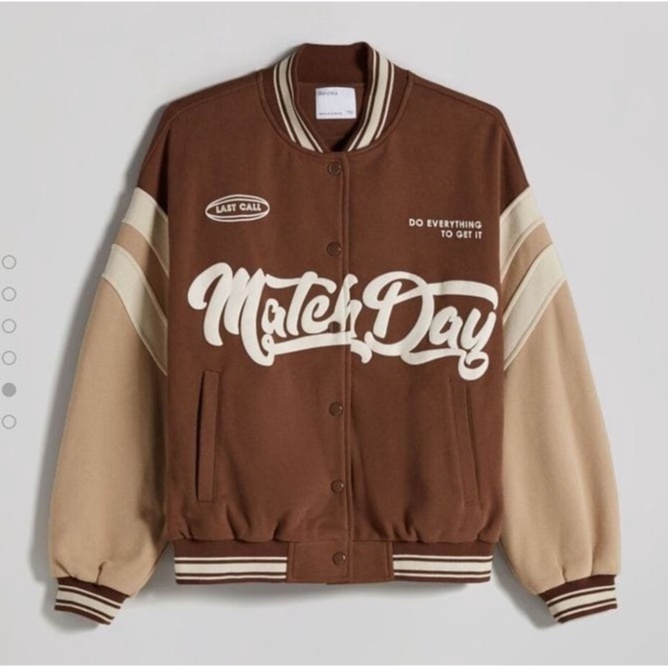 Match Day Jaket Baseball Moca l Varsity Base Ball OOTD Casual Daily Premium