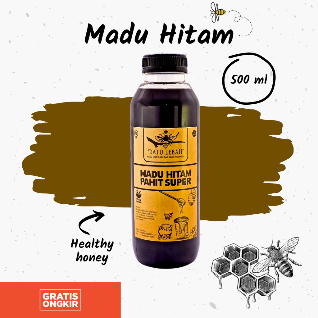 

Madu Hitam Pahit Madu Hitam Madu Pahit Hitam Madu Hitam Asli Ratu Lebah 500ml