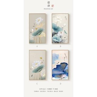 Lukisan Kanvas Desain Bunga Lotus Gaya Cina Tanpa Bingkai Lukisan Kanvas Desain Bunga Lotus Gaya Cina Tanpa Bingkai