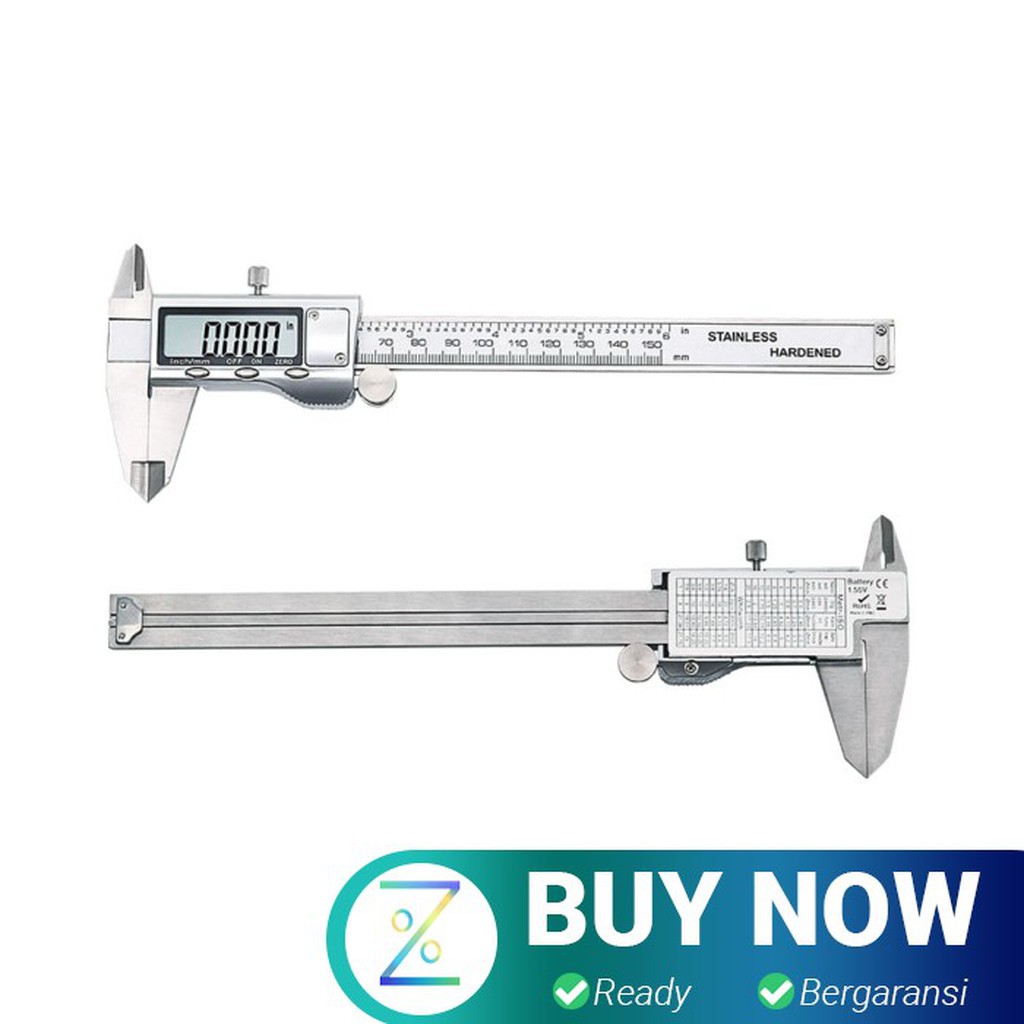 Taffware Jangka Sorong Digital LCD Vernier Caliper Micrometer 15CM - S