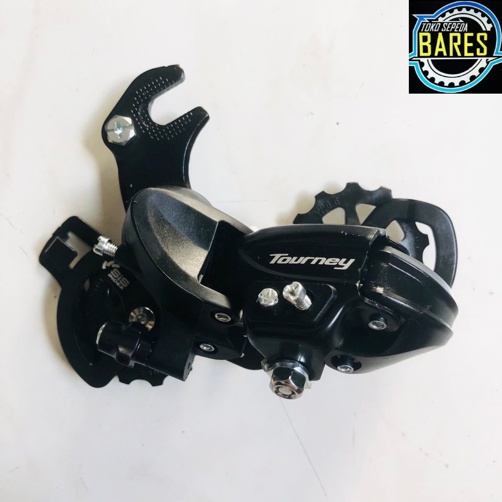 RD / Rear Derailleur Sepeda Shimano Tourney TY300 SIS 6 - 7 Speed / Letter S Jepit / Baut