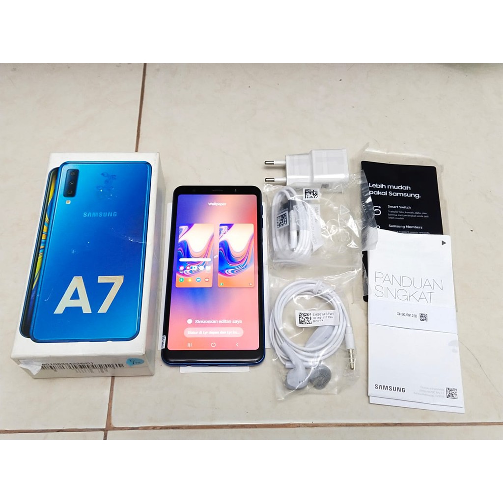 Hp Samsung A7 2018 Fullset mulus second