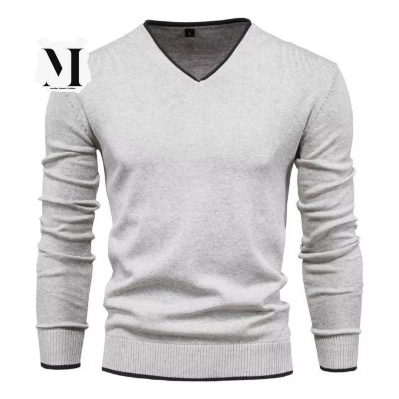 sweater v neck pria