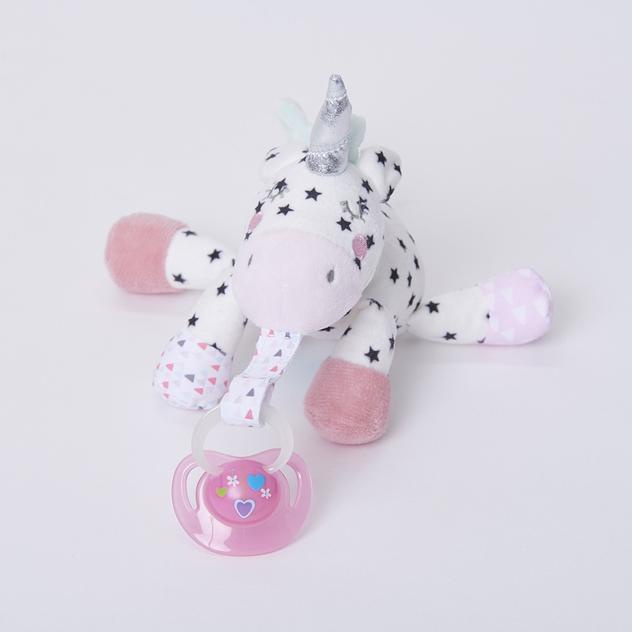 Bubble Pacifier Holder - Bella the Bunny / Sparkle the Unicorn / Flash the Fox - Selimut Dan Empeng Anak Baby Bayi Dot