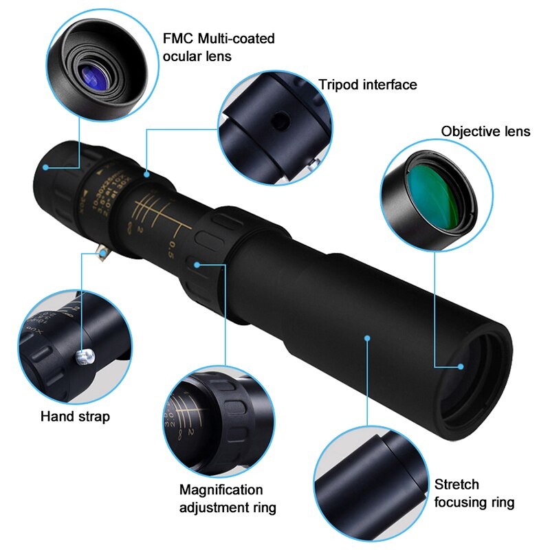 TEROPONG JARAKJAUH MONOCULAR ZOOM 10-300x40 | TELESCOPE JARAK JAUH SUPER ZOOM MONOCULAR