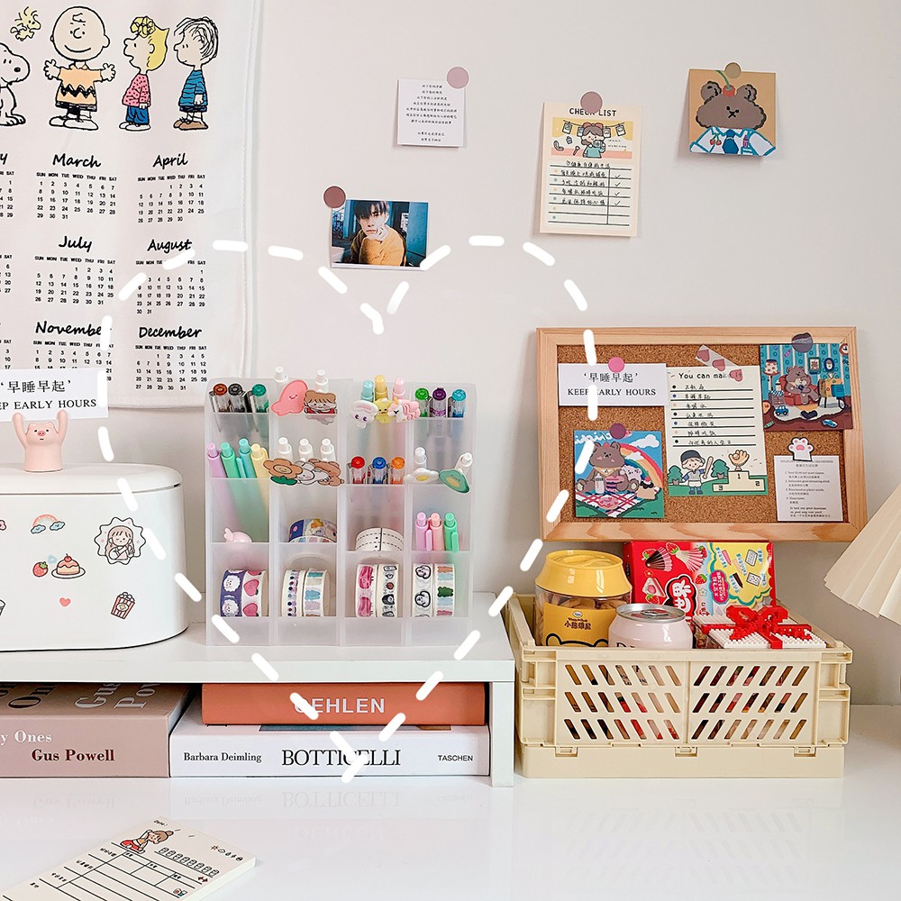 Winzige INS Pen Holder Storage Box Desktop Student Office Winzige INS Pen Holder Storage Box Desktop Student Office