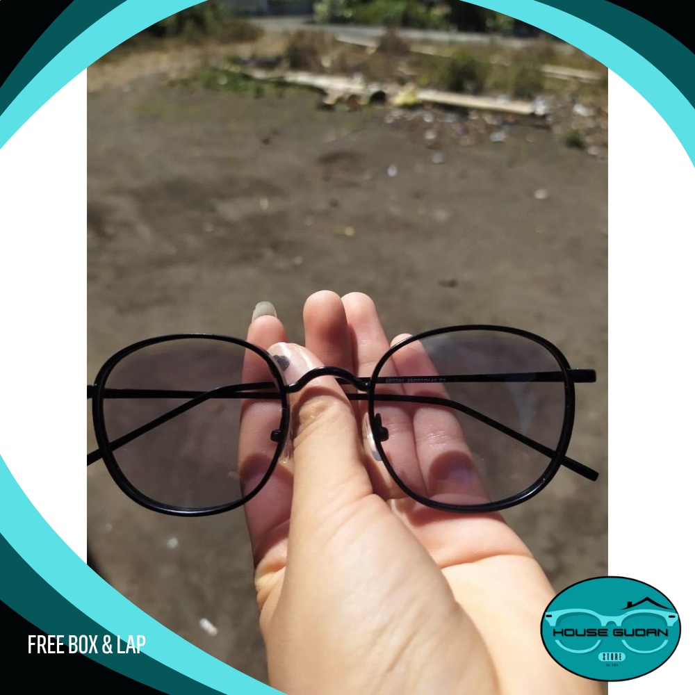 VIRAL PHOTOCROMIC 2261#REQUEST Kacamata Photochromic Model 2261 Bisa Minus Bingkai Plastik dan Titan