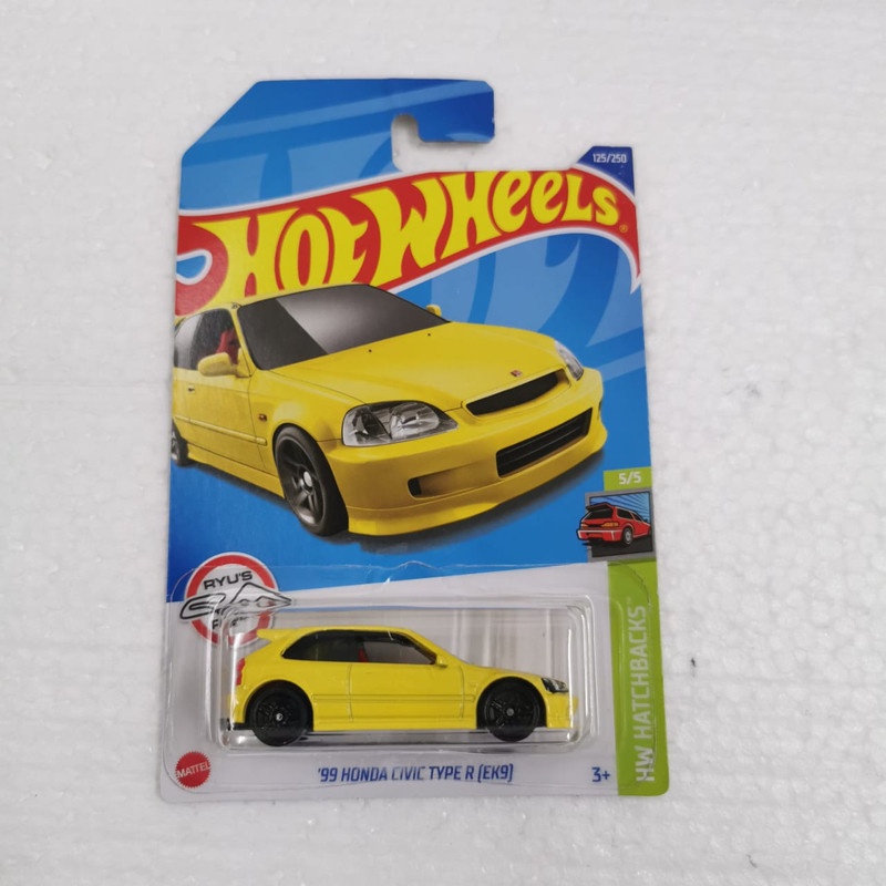 Hot Wheels HW 99 Honda Civic Type R EK9 Kuning F22