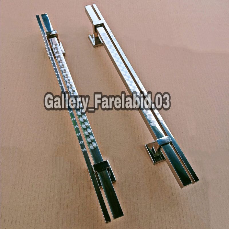 1 Meter Handle Pintu Rumah Stainless Steel 100 Cm Gagang Pintu 80 Cm Pegangan Pintu Kupu Tarung Tarikan Minimalis