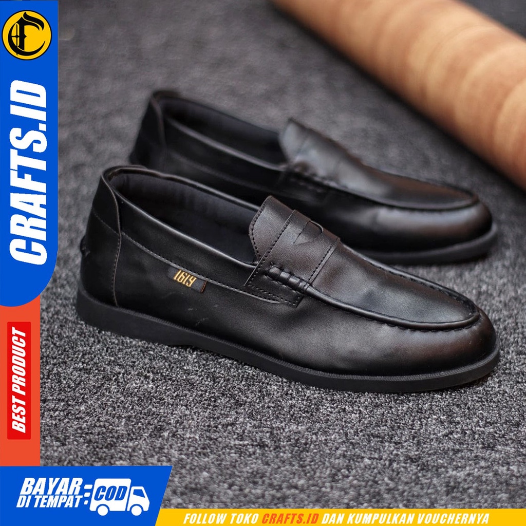 CRAFTS Pinne - Sepatu Formal Pria Oxford Pantofel